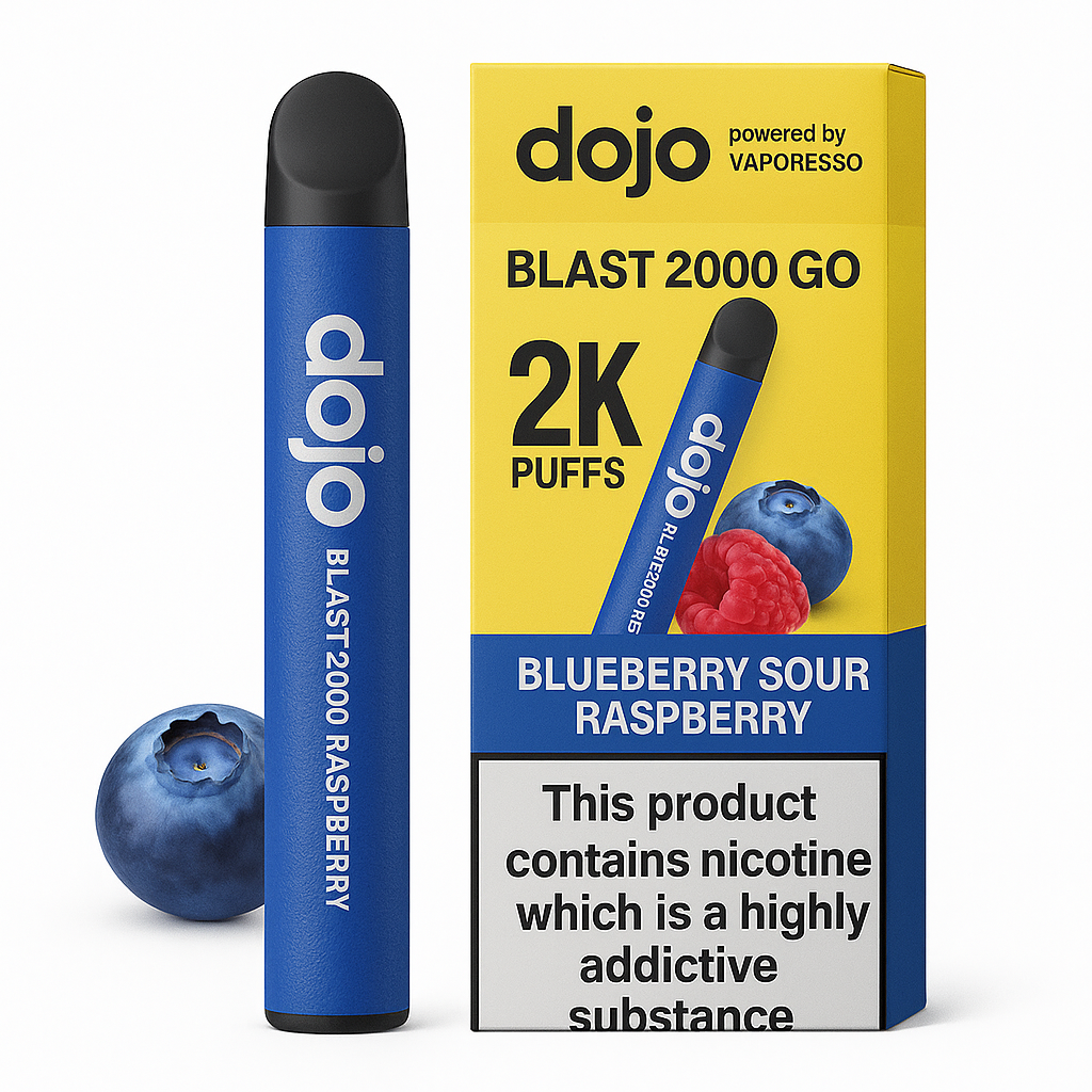 Vaporesso, Dojo - BLAST2000 GO Kit - Blueberry Sour Raspberry